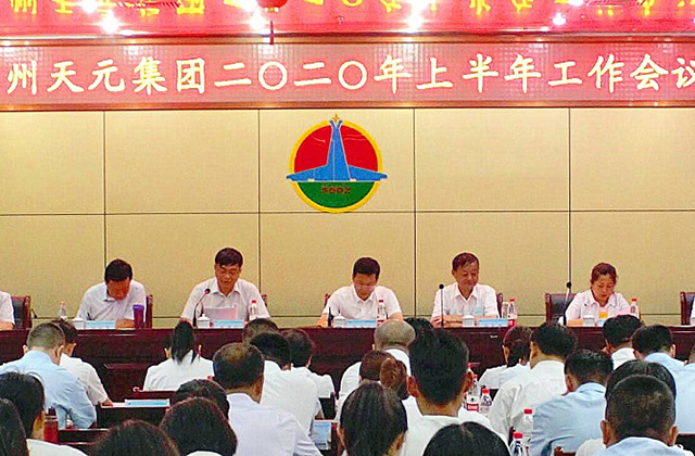 天元集團召開(kāi)2020年上半年工作會(huì )議