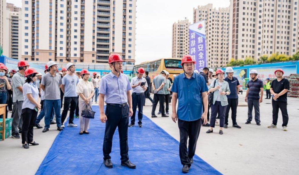 德州市建設工程質(zhì)量檢測開(kāi)放日觀(guān)摩活動(dòng)在昱景蘭庭項目順利舉行