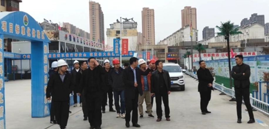 德州市住建局領(lǐng)導蒞臨昱景蘭庭項目調研指導工作